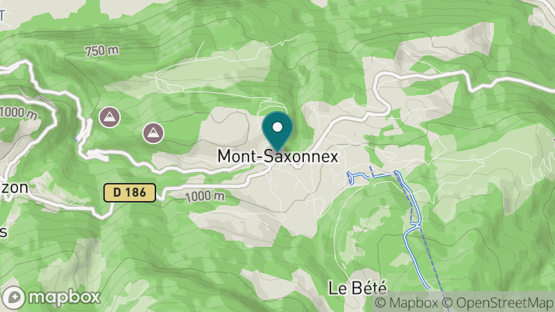 Carte - Mont Saxonnex