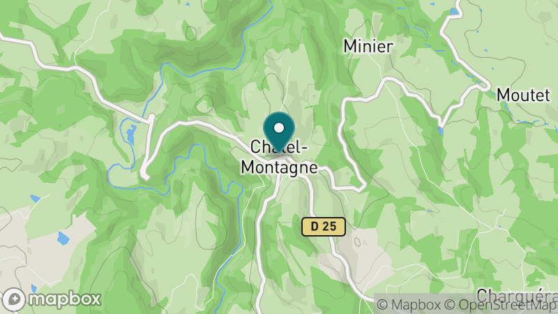 Carte - Châtel-Montagne