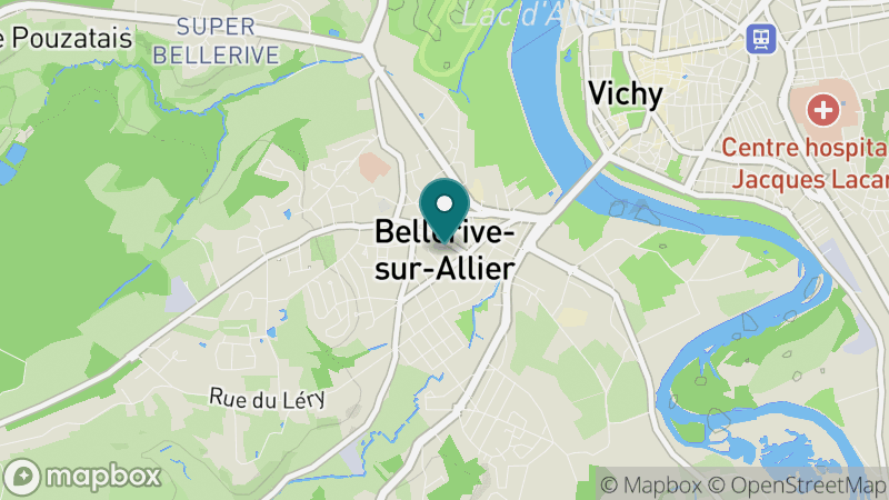 Carte - Bellerive-sur-Allier
