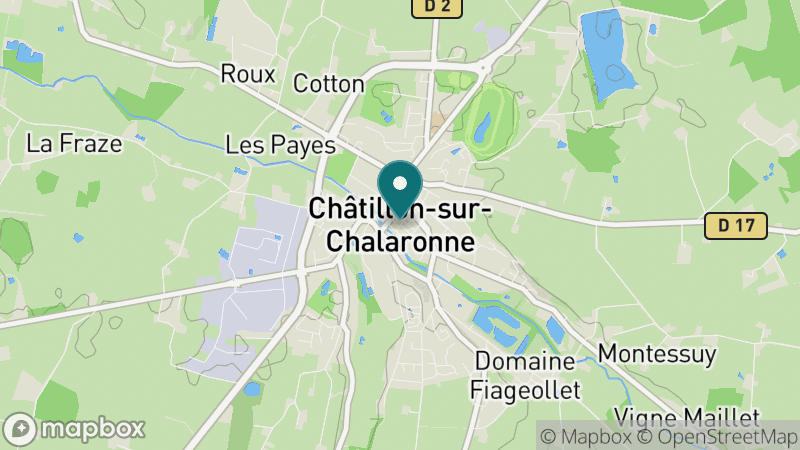 Carte - Chatillon Sur Chalaronne