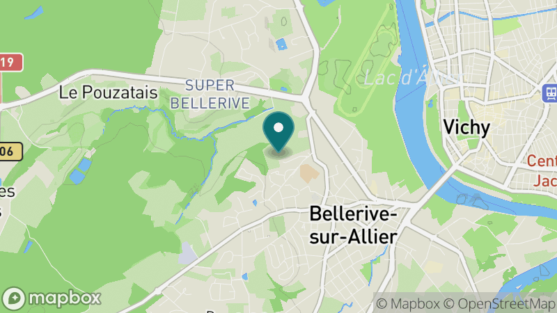 Carte - Bellerive-sur-Allier