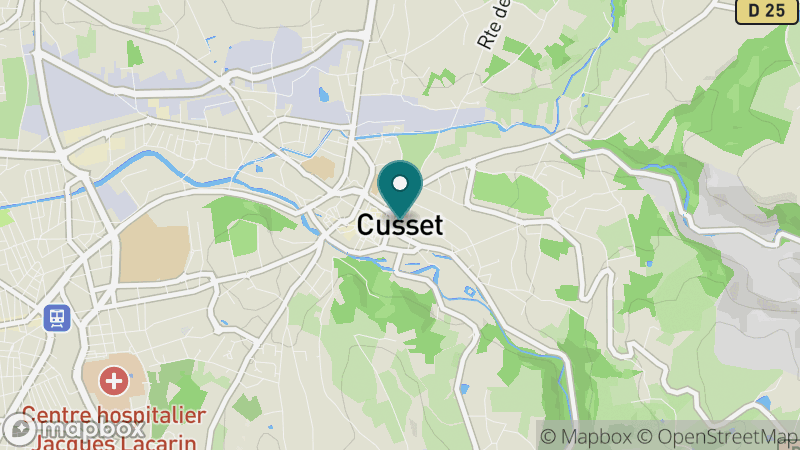 Carte - Cusset