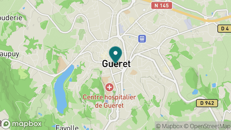 Carte - Guéret