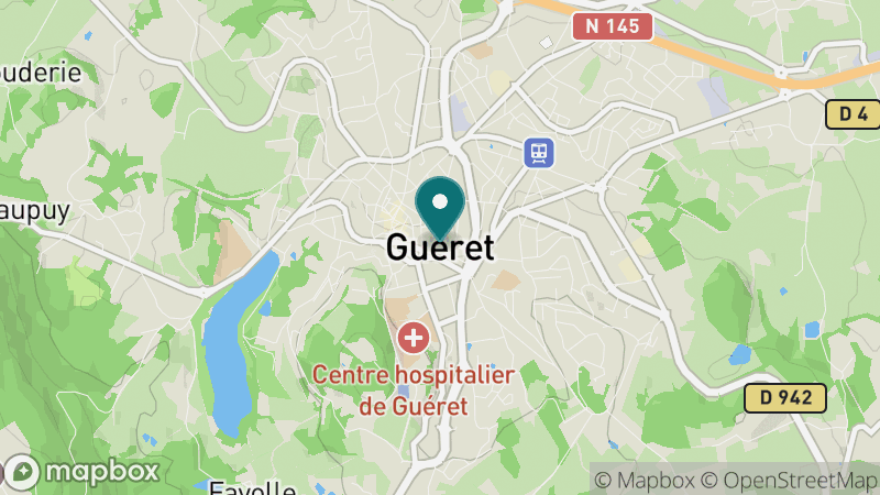 Carte - Gueret