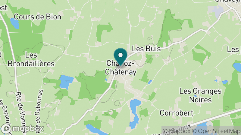 Carte - Chanoz-Châtenay