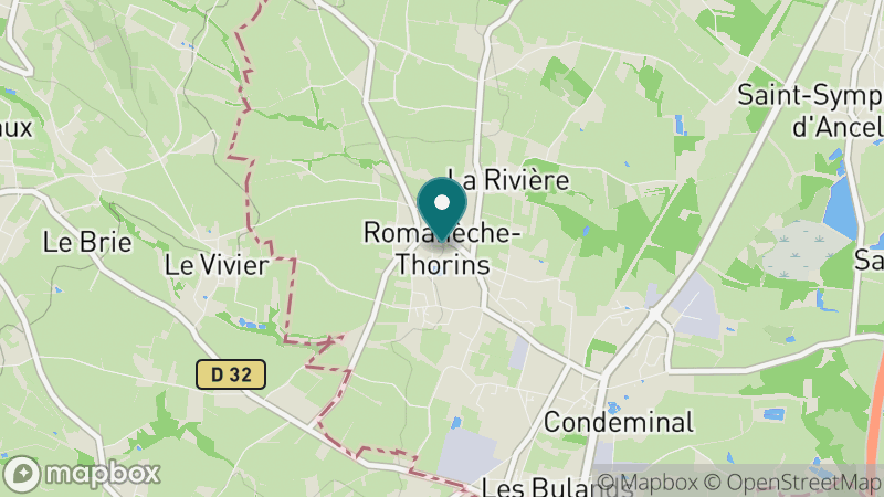 Carte - Romaneche Thorins