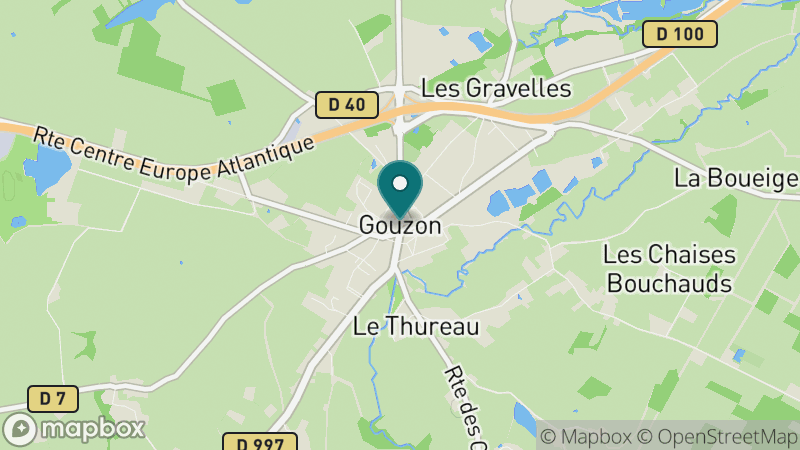 Carte - Gouzon
