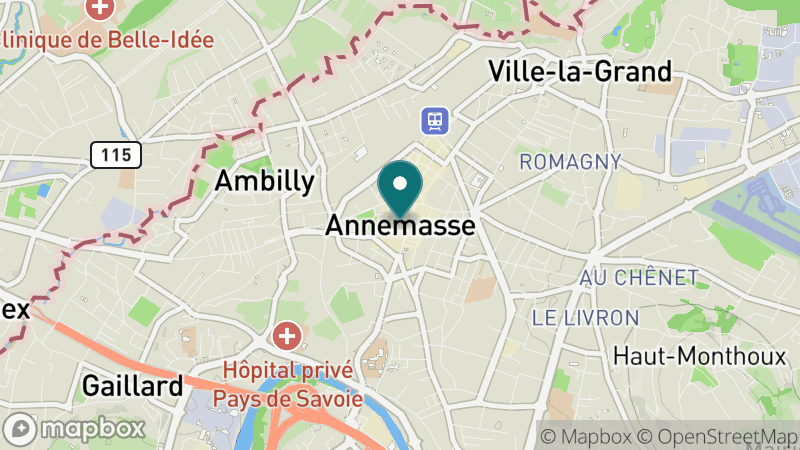 Carte - Annemasse
