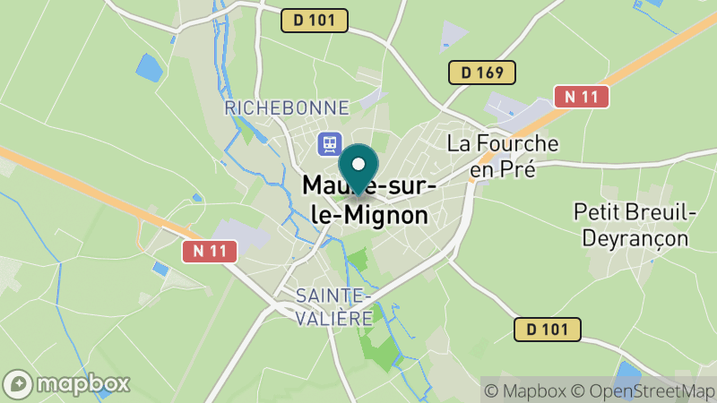 Carte - Mauze Sur Le Mignon