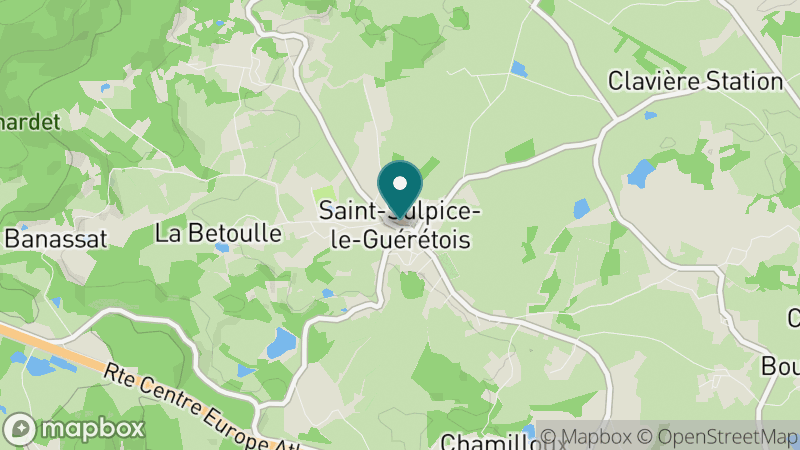 Carte - Saint Sulpice Le Gueretois