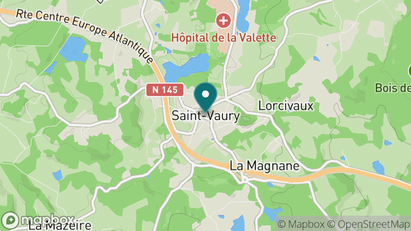 Carte - Saint Vaury