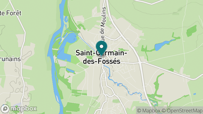 Carte - Saint-Germain-des-Fossés