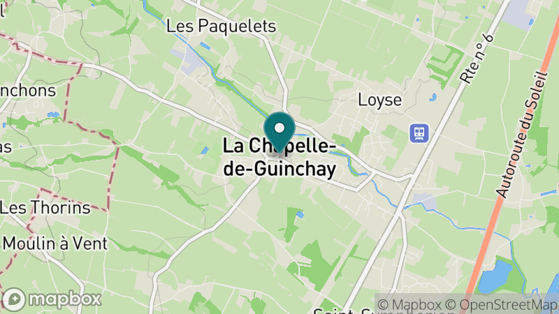 Carte - La Chapelle De Guinchay