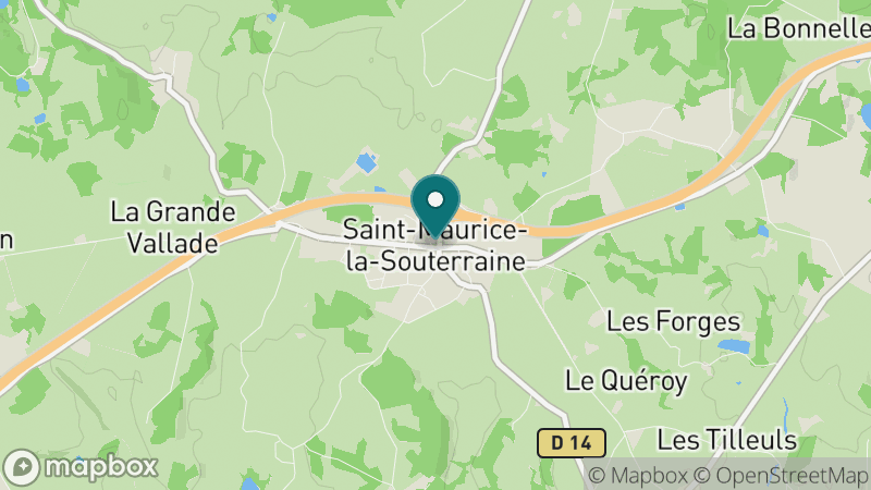 Carte - Saint Maurice La Souterraine