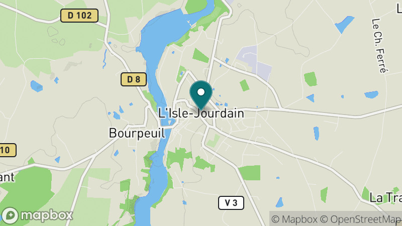 Carte - L'isle Jourdain