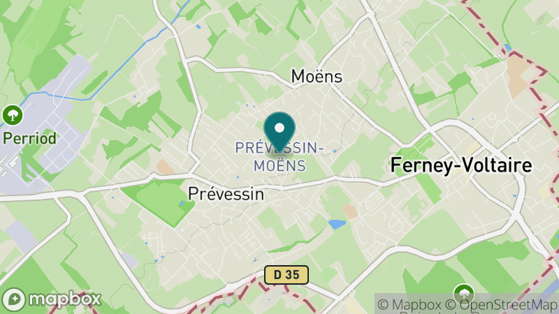 Carte - Prevessin Moens