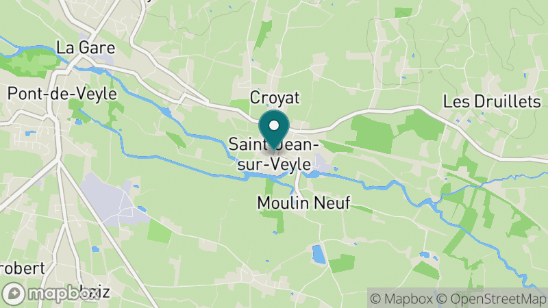 Carte - Saint Jean Sur Veyle