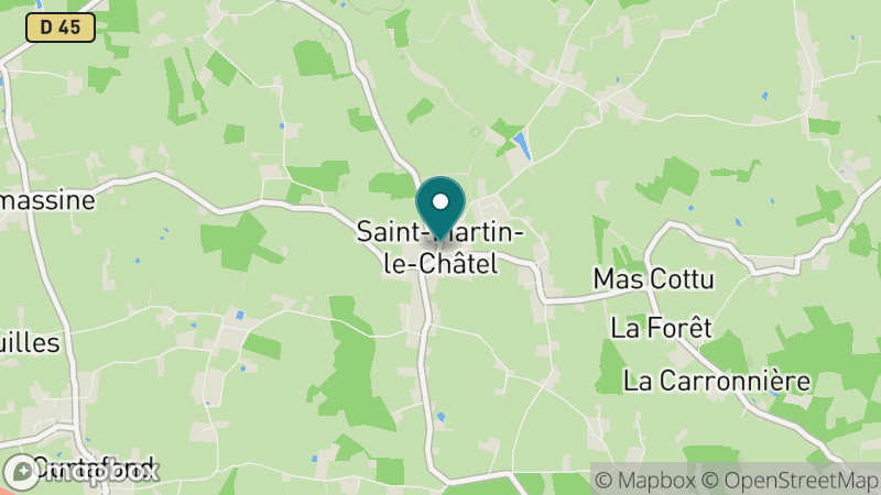 Carte - Saint Martin Le Chatel