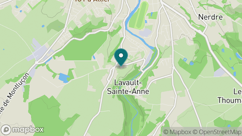 Carte - Lavault Sainte Anne