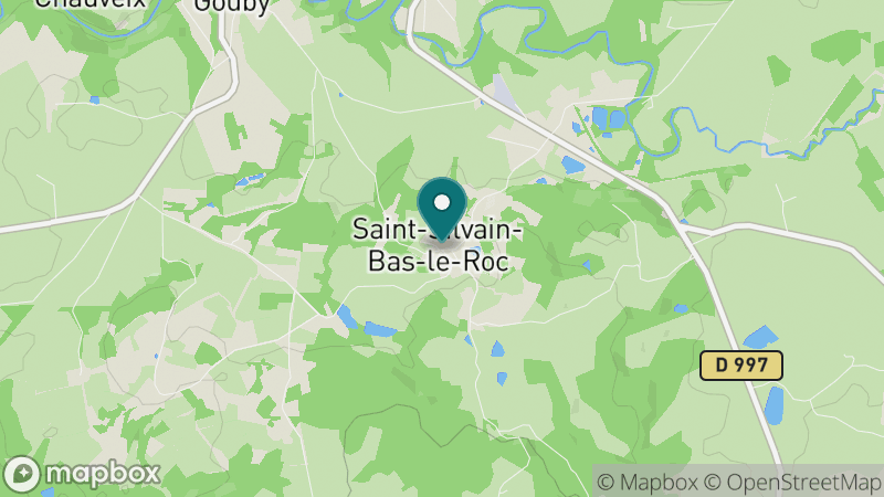 Carte - Saint-Silvain-Bas-le-Roc