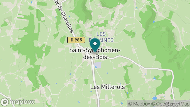 Carte - Saint-Symphorien-des-Bois