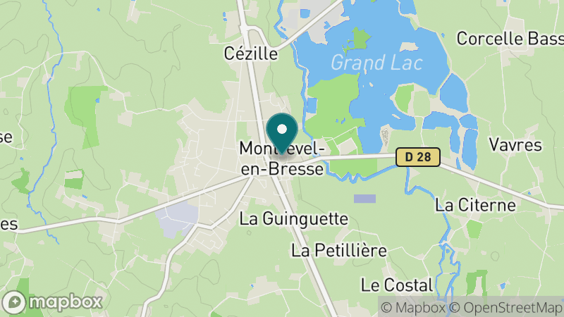 Carte - Montrevel En Bresse