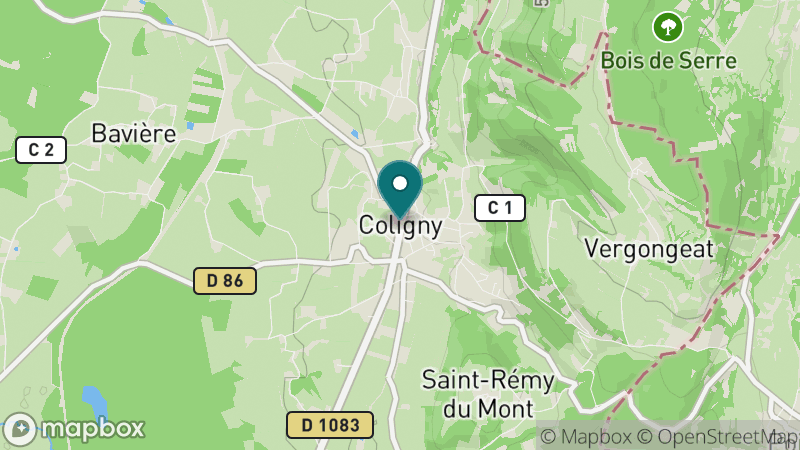 Carte - Coligny