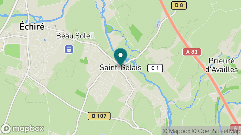 Carte - Saint Gelais