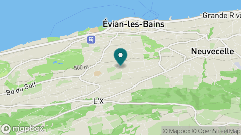 Carte - Évian-les-Bains