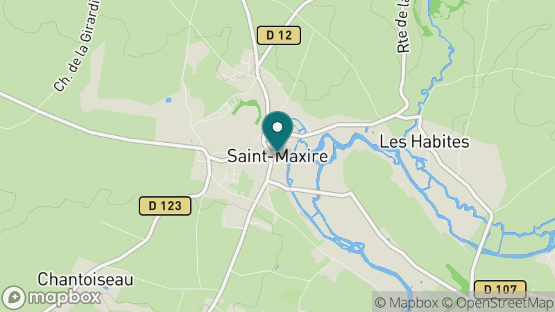 Carte - Saint Maxire