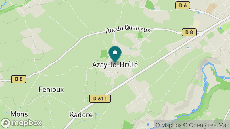 Carte - Azay Le Brule
