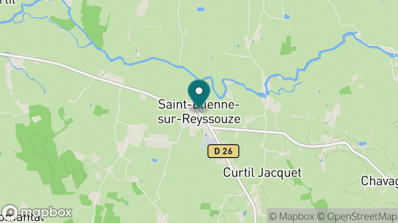 Carte - Saint Etienne Sur Reyssouze