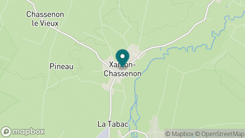 Carte - Xanton-chassenon