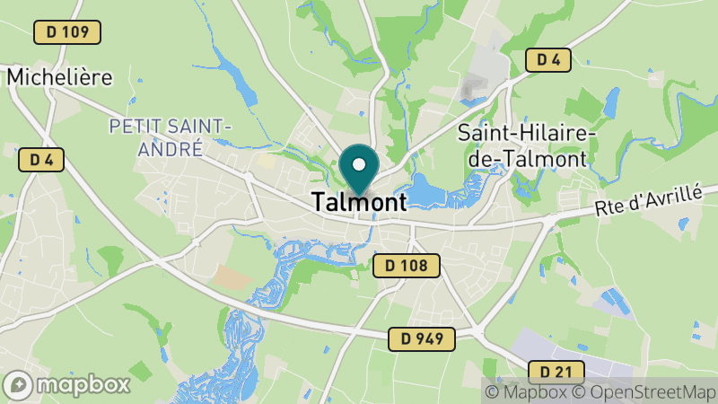 Carte - Talmont-Saint-Hilaire