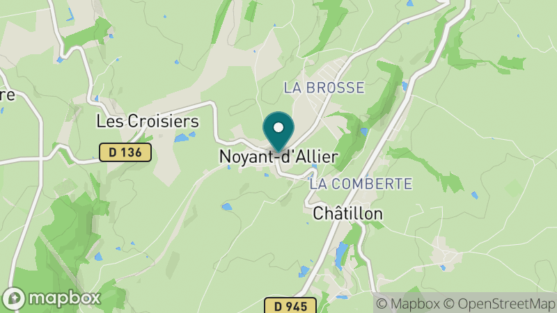 Carte - Noyant D'allier