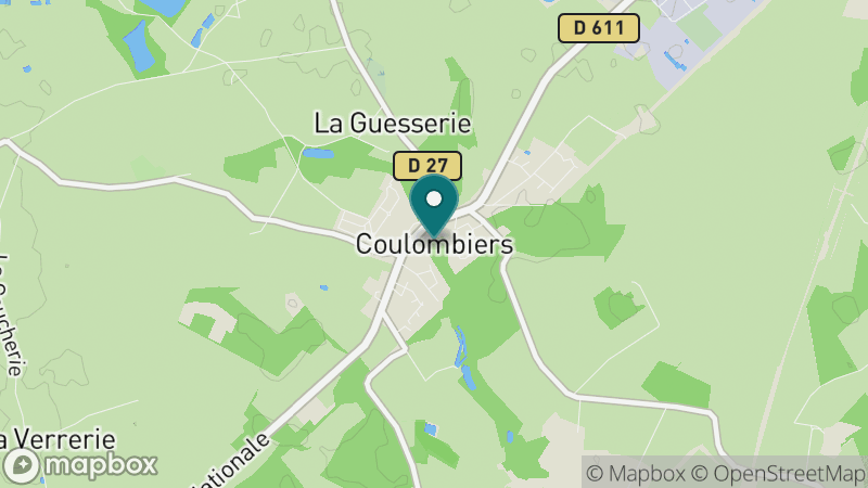Carte - Coulombiers