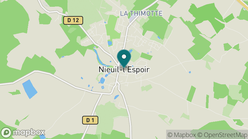 Carte - Nieuil-l'Espoir