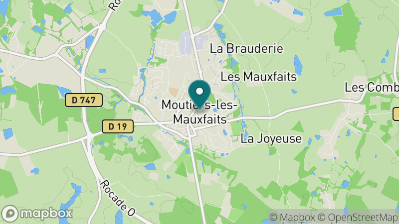 Carte - Moutiers Les Mauxfaits