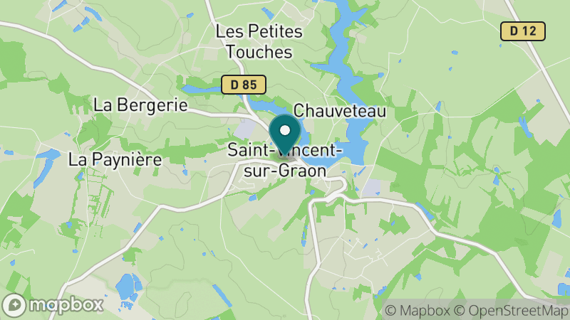 Carte - Saint-Vincent-sur-Graon