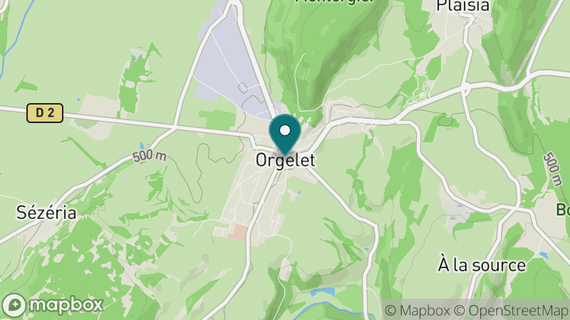 Carte - Orgelet