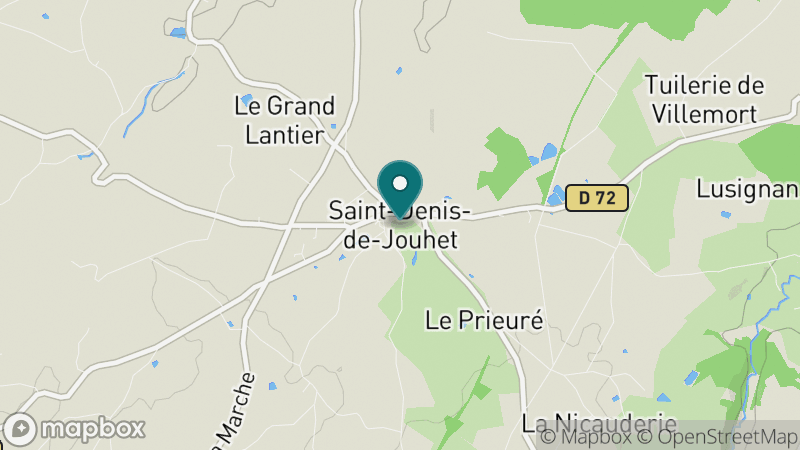 Carte - Saint Denis De Jouhet