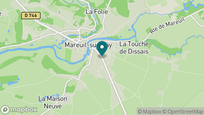 Carte - Mareuil-sur-Lay-Dissais