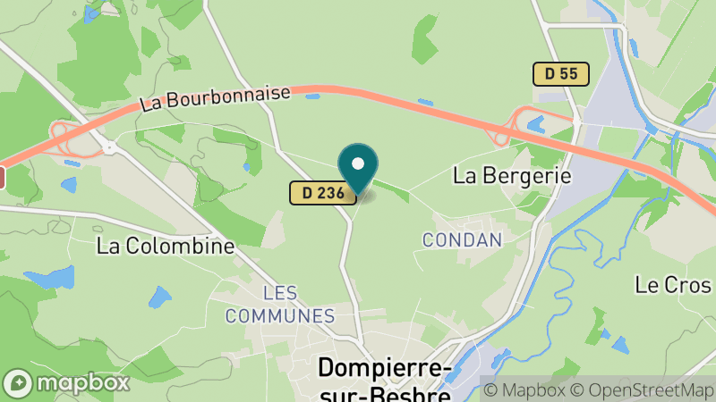 Carte - Dompierre-sur-Besbre