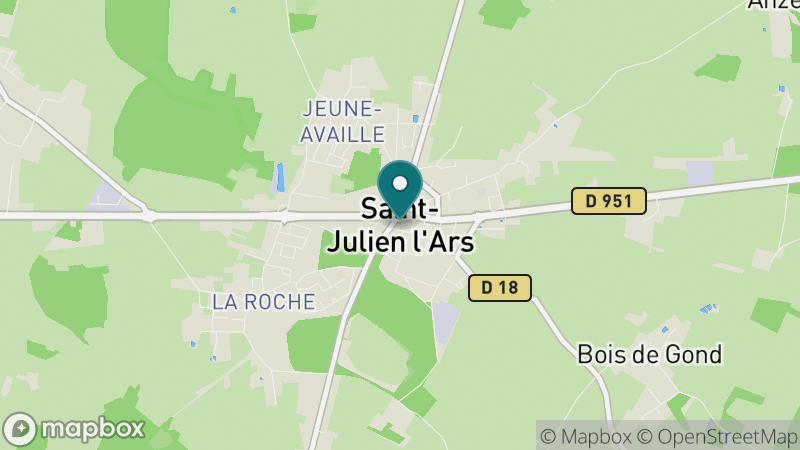 Carte - Saint Julien L'ars