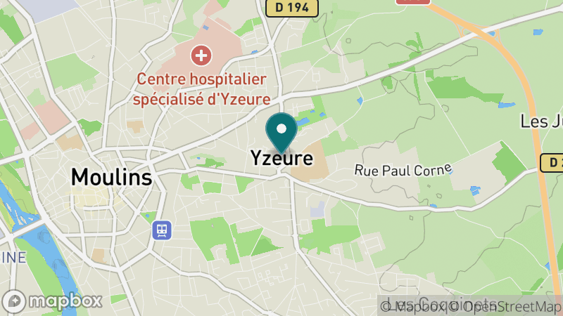 Carte - Yzeure