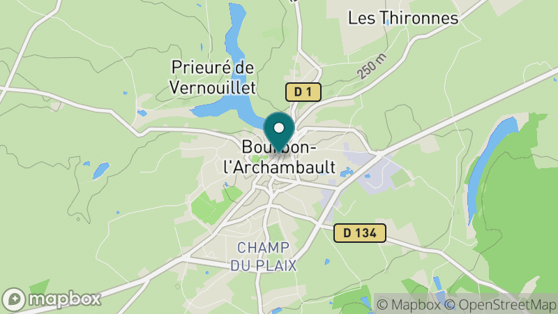 Carte - Bourbon-l'archambault