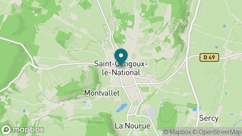 Carte - Saint Gengoux Le National