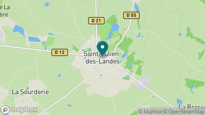 Carte - Saint-Julien-des-Landes