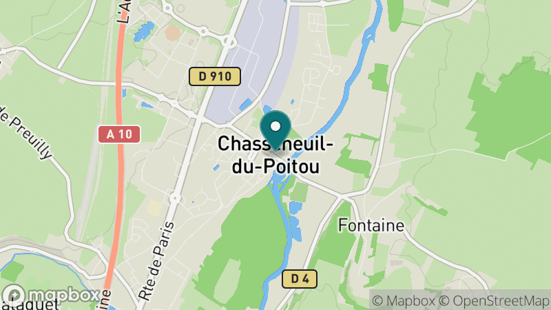 Carte - Chasseneuil-du-Poitou