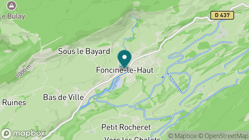 Carte - Foncine Le Haut